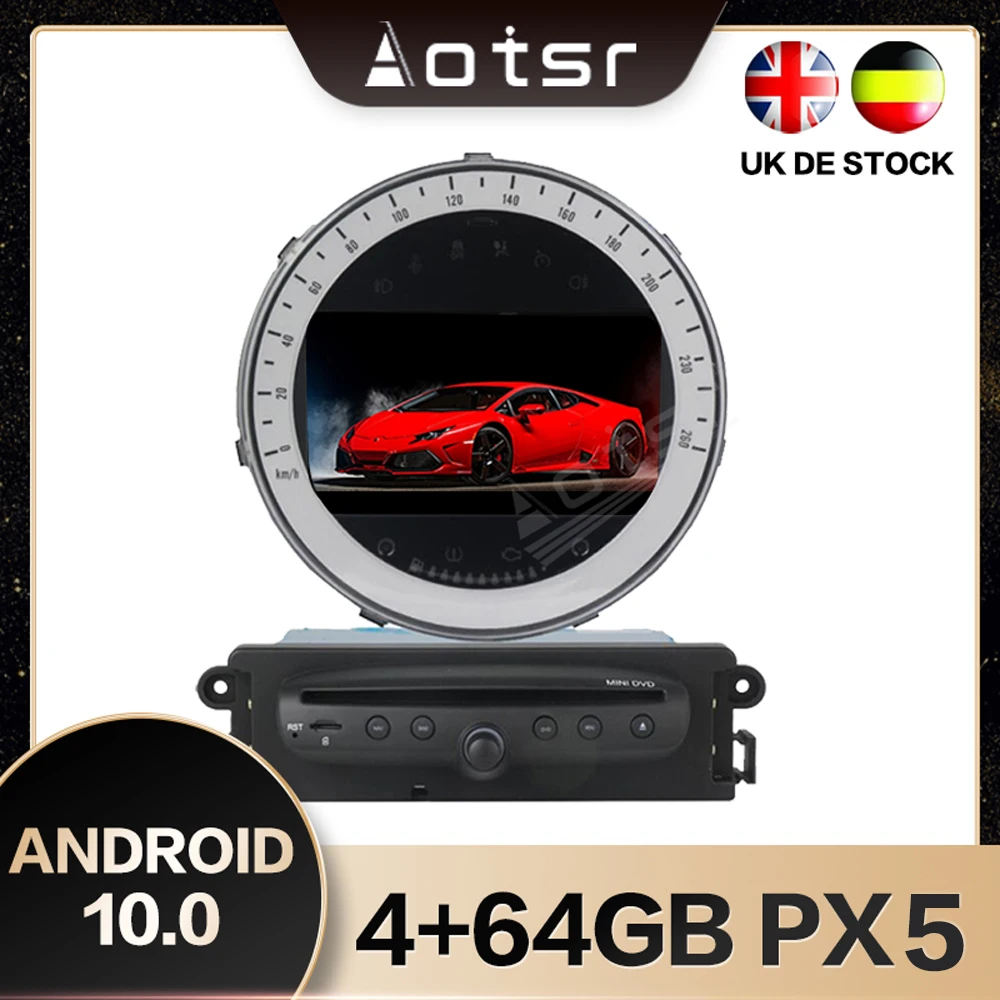 AOTSR для BMW Mini 2006 2013 DSP CARPLAY Android 10 0 GPS навигация автомобильный Радио плеер