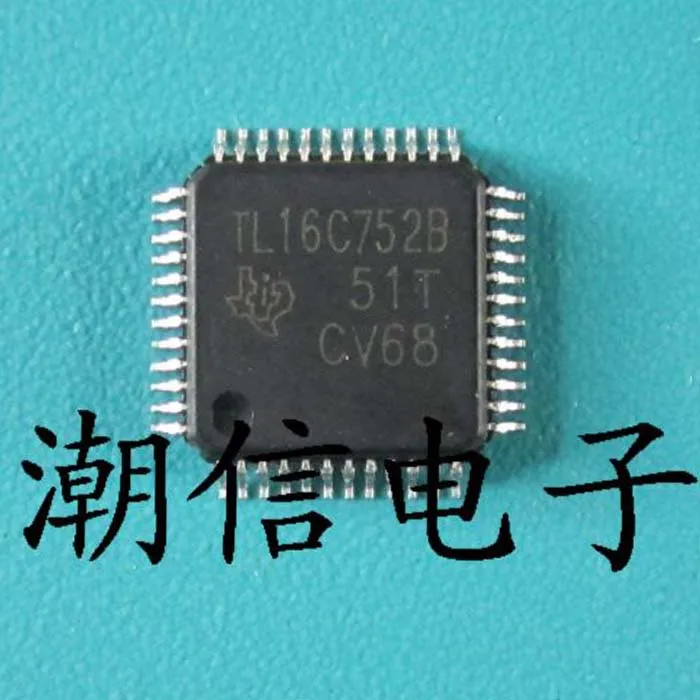 

5pcs/lot TL16C752B(QFP-48)