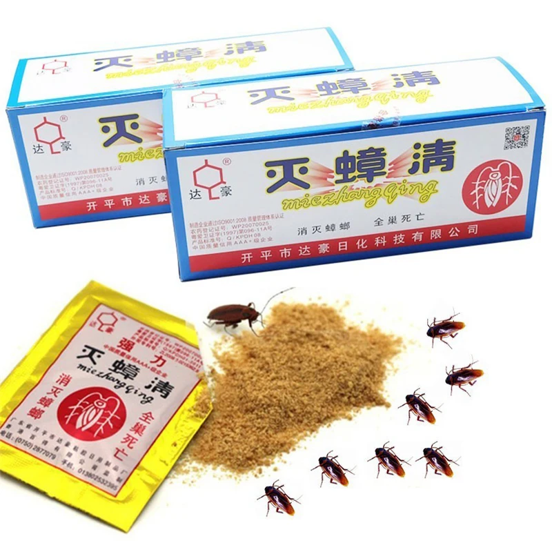 Insecticida especial para cucarachas, 20 unidades/lote, polvo de cebo, trampa de rechazo de plagas, escarabajo