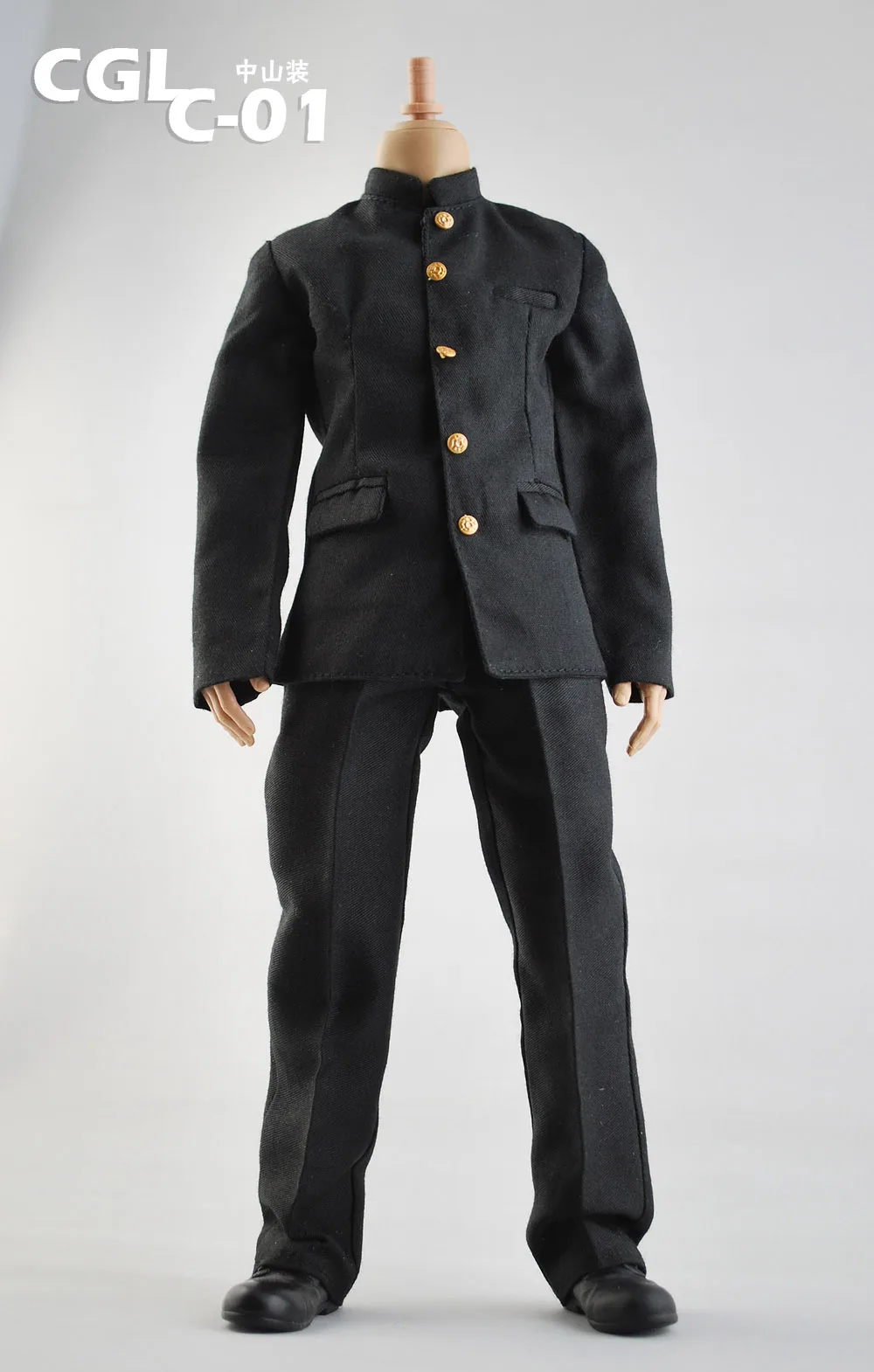 CGL 1/6 Kungfu Chiese туника костюм для 12 дюймов Фигурка DIY