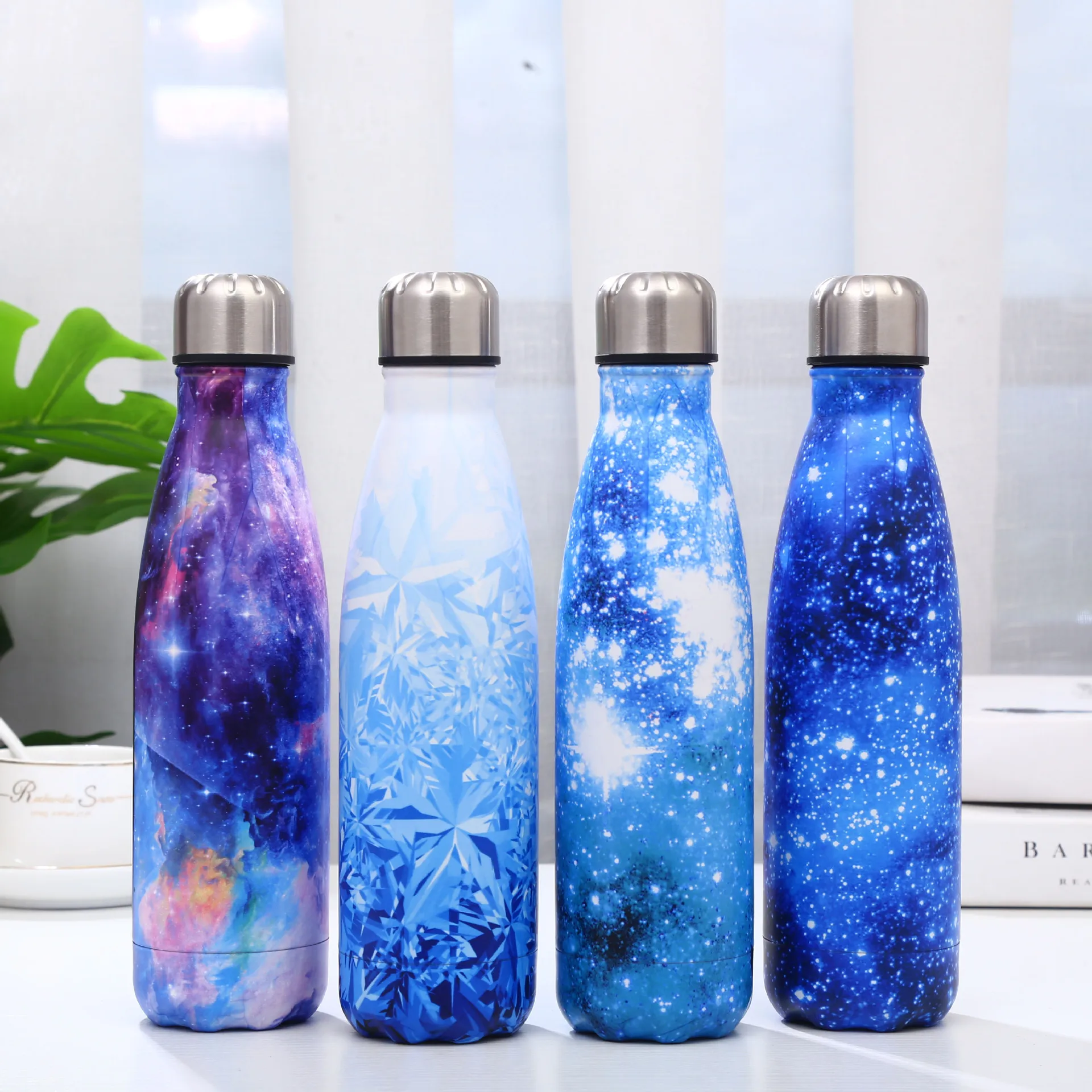 

Electroplated Insulated Cup Coke Bottle 304 Stainless Steel Sports Bottle Outdoor Glass Logo