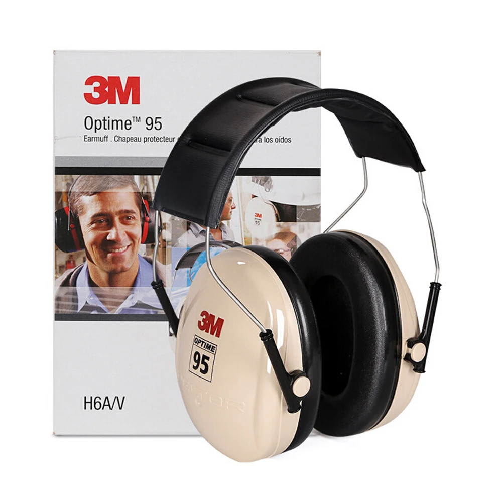 3M H6A звукоизоляционные наушники SNR: 27 дБ безопасности 3 м защита для ушей шумоподавление звукоизоляционные наушники для учебы и сна