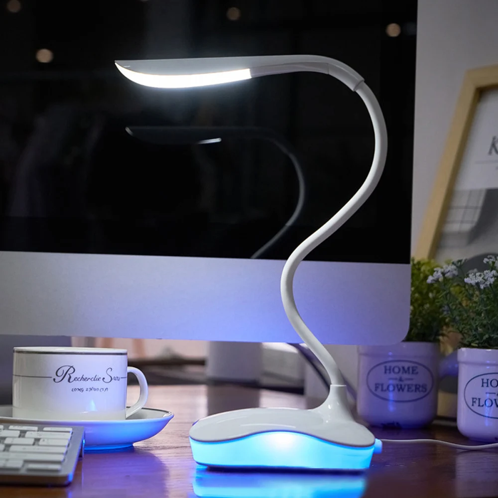 Светодиодный настольный светильник Junejour с 3 уровнями яркости Usb для