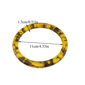 

Replacement Bag Handle Resin Women Handbag Accessories Inner Diameter 11cm Bag Accessory Resin Circle Handle DIY Tote Parts