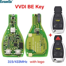 XHORSE VVDI olmak için anahtar Pro Mercedes Benz V1.5 PCB uzaktan çip geliştirilmiş versiyonu akıllı anahtar 315/433MHz Can değişim MB BGA jetonu