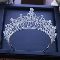 Diverse Silver Gold Color Crystal Crowns Bride tiara Fashion Queen For Wedding Crown Headpiece Wedding Hair Jewelry Accessories - Image 3