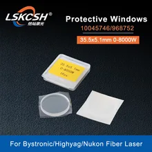 LSKCSH Bystronic/Highyag/NuKon волоконные лазерные защитные окна/защитный чехол для зеркал слайдов 35,5*5 мм 0-8000 Вт 10045746/968752