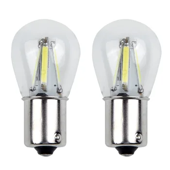 

2Pcs LED Lights White Turn Signal Reverse 8V-28VDC 180 Degree Car Accessories