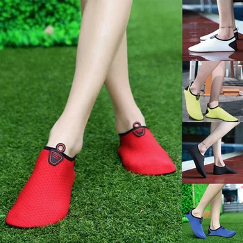 

Women Men Swimming Shoes Breathable Soft Flat Sole Sneaker Shoes for Summer Surfing Diving X85