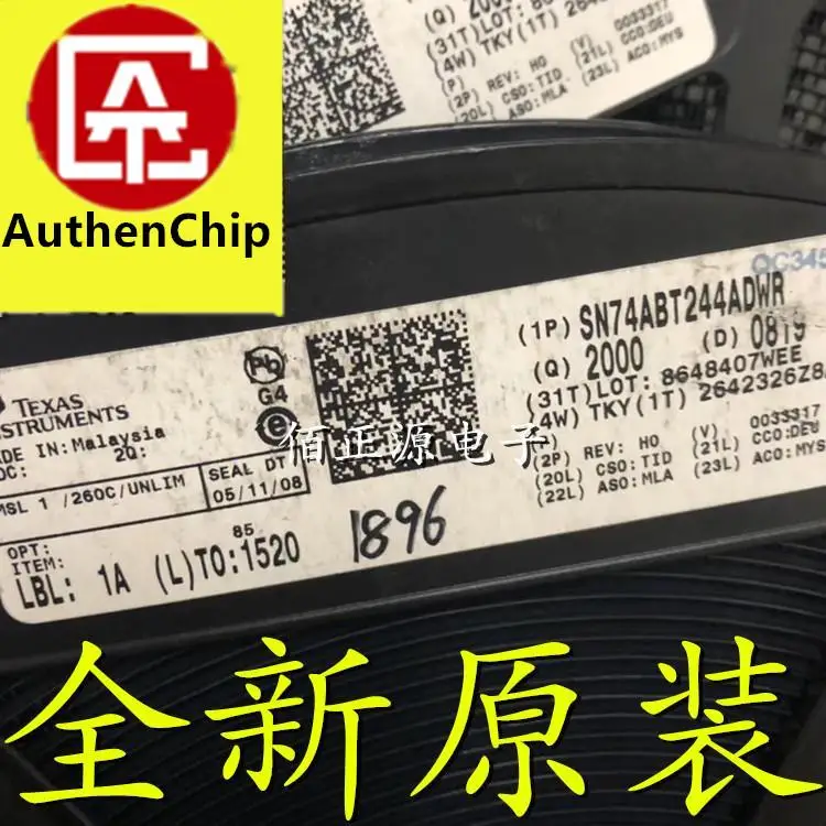

10 шт., 100% оригинальная новая модель, SN74ABT244ADWR ABT244A SMD SOP20, линейный драйвер