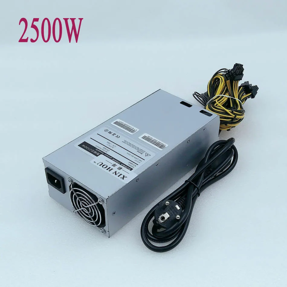 BTC BCH ZEC LTC DCR ETH ETN Miner источник питания 2500 Вт PSU для Antminer S9 S9SE S9K T9+ L3 z9mini Z9 Z11 Z11j R4 B7 A9 Ebit E10.3