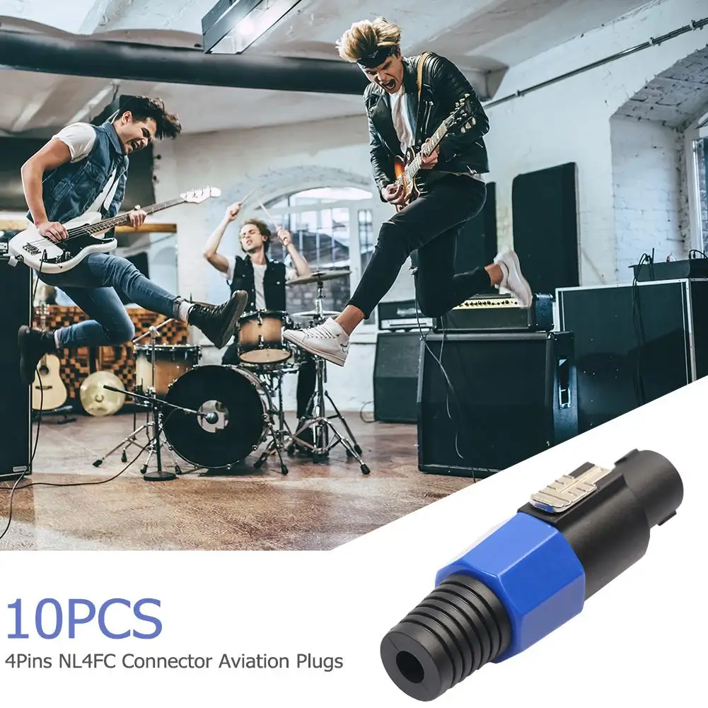 10 шт. NL4FC Omutou 2117/2116 4pin блокирующий усилитель разъем для динамика адаптер длинный
