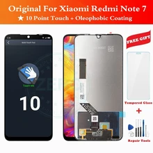 Для Xiaomi Redmi NOTE 7 ЖК-дисплей+ рамка 10 сенсорный экран Redmi NOTE7 ЖК-дигитайзер Замена Ремонт Запасные части