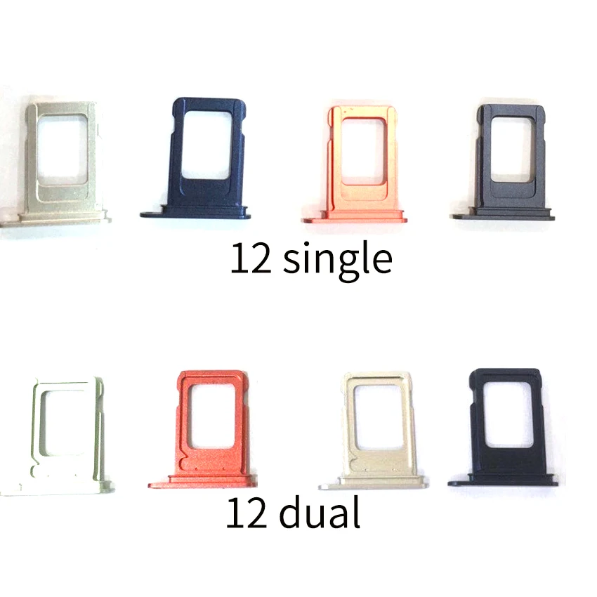Для Iphone 12 SIM-карт лоток Слот держатель адаптер разъем один двойной | Мобильные