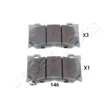 Колодки дисковые передние Infiniti FX35/FX50/G37 08 JAPANPARTS P