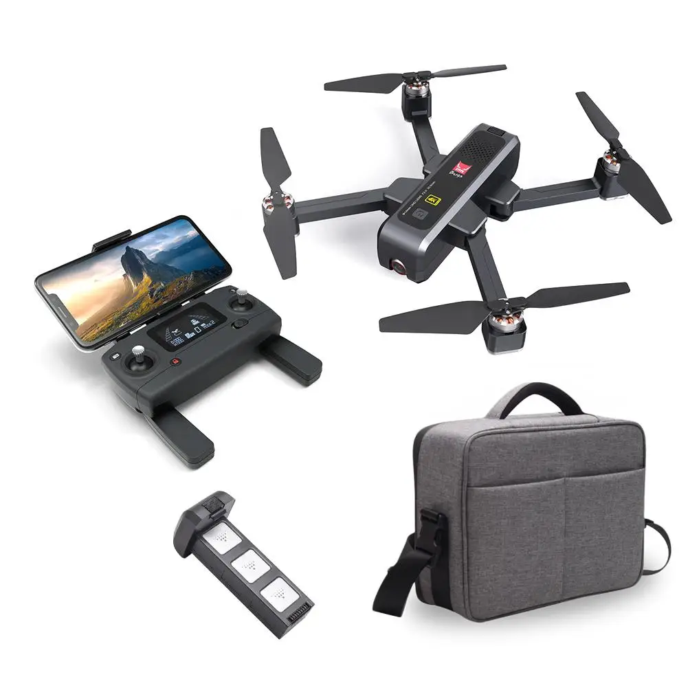 Дрон с дистанционным управлением 4K 5G WiF HD камера Квадрокоптер FPV четырехосевой Дрон с бесщеточным Мотором оптический поток глобальная позиционирование - Цвет: Армейский зеленый