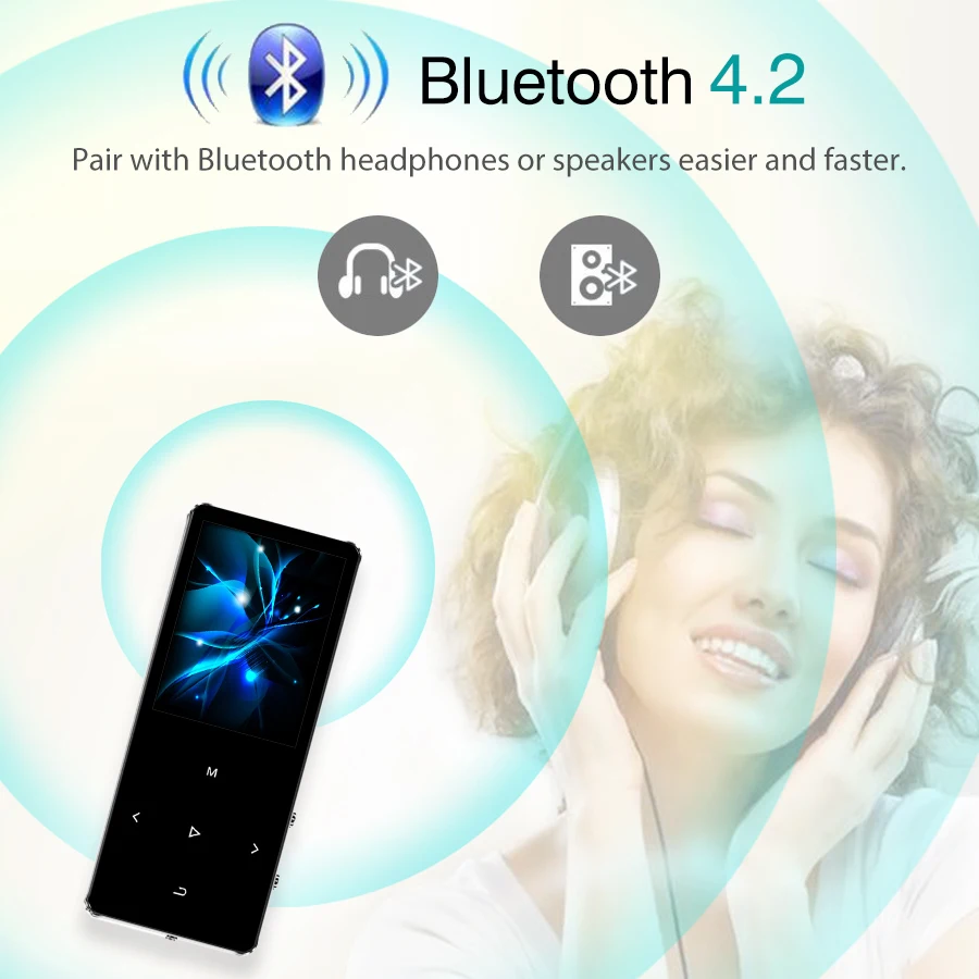 Mp3 плеер ICEICE с Bluetooth встроенным динамиком 8 ГБ 16 32 40 ГБ|MP3-плееры| |