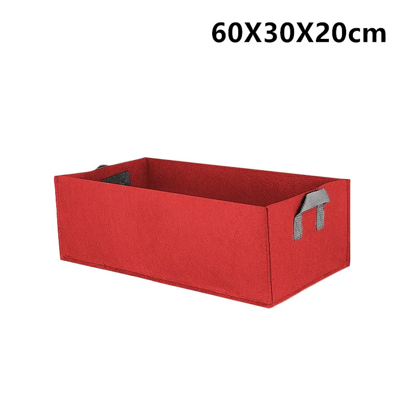 60x30x20cm Экологический растительный мешок плантатор для выращивания картофеля «сделай сам» нетканый материал томатный мешок-контейнер для посадки растений садовый цветочный горшок - Цвет: 60x30x20cm