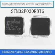 10 шт./лот STM32F030R8T6 LQFP64 MCU 32-бит STM32 ARM Cortex M0 RISC 64KB флэш-2,5 V/3,3 V четырёхъядерный 64-разрядный процессор LQFP защитный чехол для мобильного телефона и