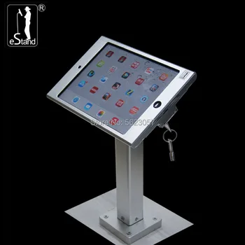 

eStand BR24004S meeting registration metal tablet desk display for 7.9" ipad mini4/5 support kiosk with keylock