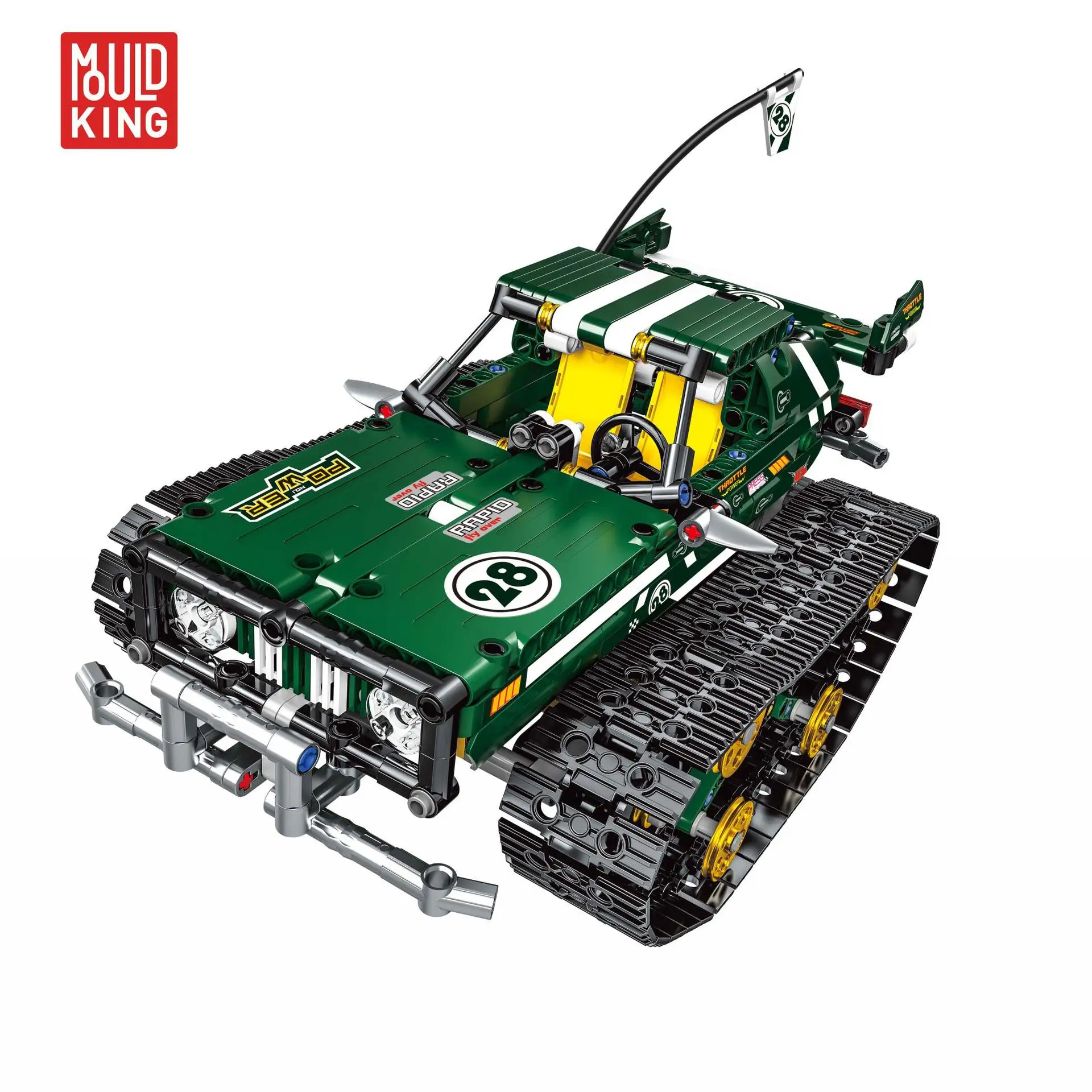 

Yu star imitation king Science And Technology High-Speed Shock Absorbers Crawler Children'S Educational Toy DIY Remote Control B