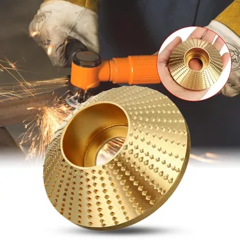 

JUSTINLAU 75x16mm 45 Degree Wood Grinding Wheel ID16mm Sanding Carving Disc for Angle Grinder