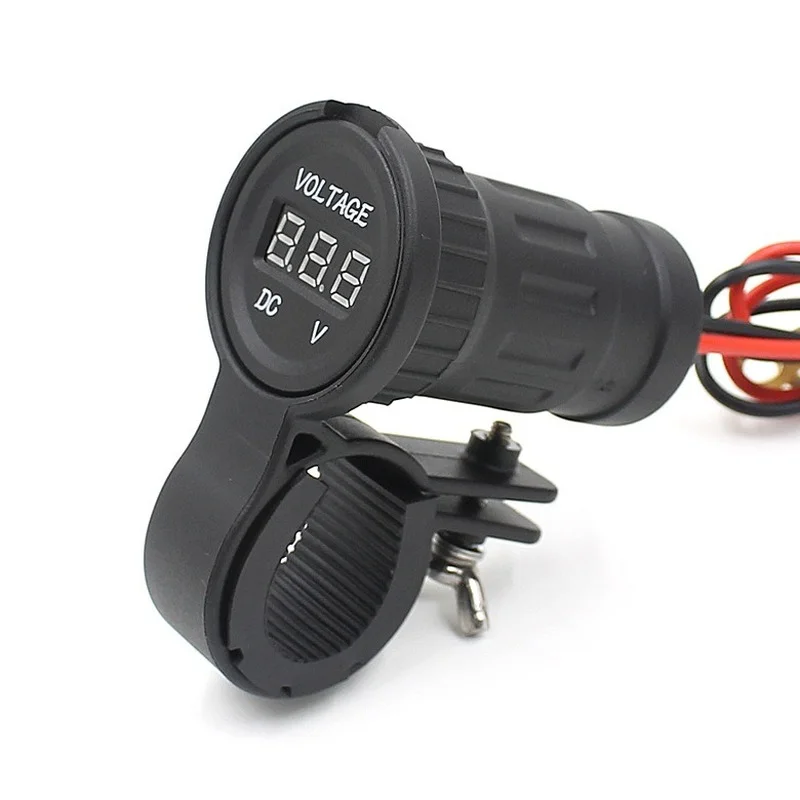 Дисплей для мото. Вольтметр на руль мотоцикла. Usb зарядка для мотоцикла с вольтметром. Вольтметр с usb зарядкой. Вольтметр на руль.