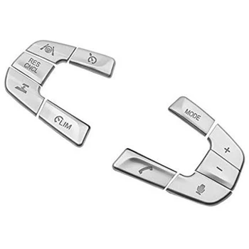 

Steering Wheel Button Covers Trim Stickers Decorative Frame for BMW 5 Series G30 G38 2018 Car Interior Accessories