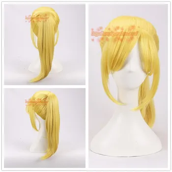 

Super Women Bowsette Cosplay Wig Princess Bowser Peach Blonde Ponytail METROID Samus Returns Cosplay Wig Hair Costumes