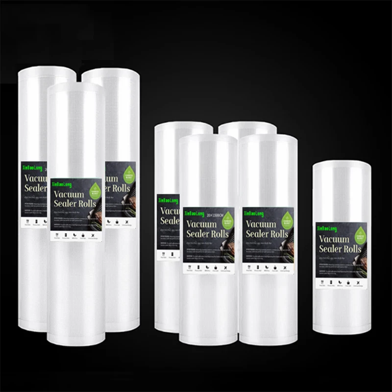 Bolsas para máquina de envasado al vacío Sous Vide, almacenamiento al vacío de comida, 5 rollos