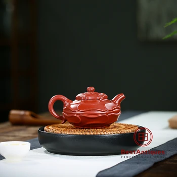 

Yixing Zisha Teapot Purple Clay Teapots Handmade Fengjuankui 290cc