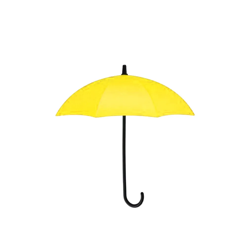 Милый прочный настенный крючок для зонтика для ключей заколка для волос держатель Вешалка Органайзер декоративный Многофункциональный прочный держатель для ключей - Цвет: Цвет: желтый