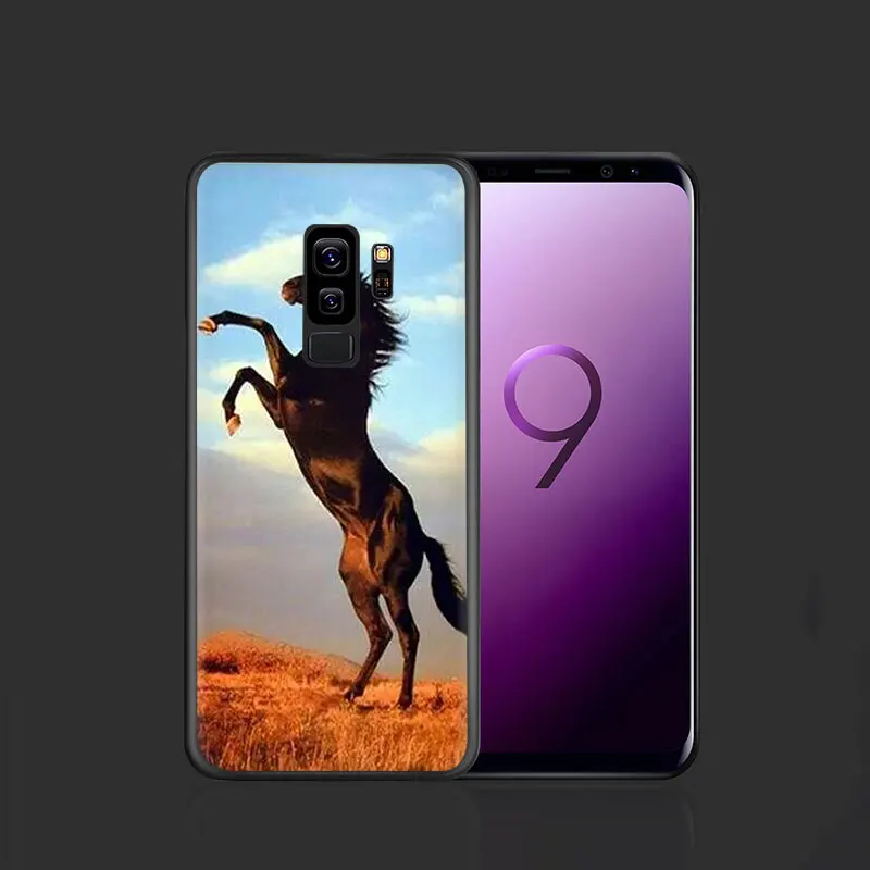 B12 EWAU бегущего коня силиконовый чехол для телефона для samsung A5 A6 плюс A7 A8 A9 A10s 20С 30С 40С с 50s 60 70 J6 - Цвет: B12
