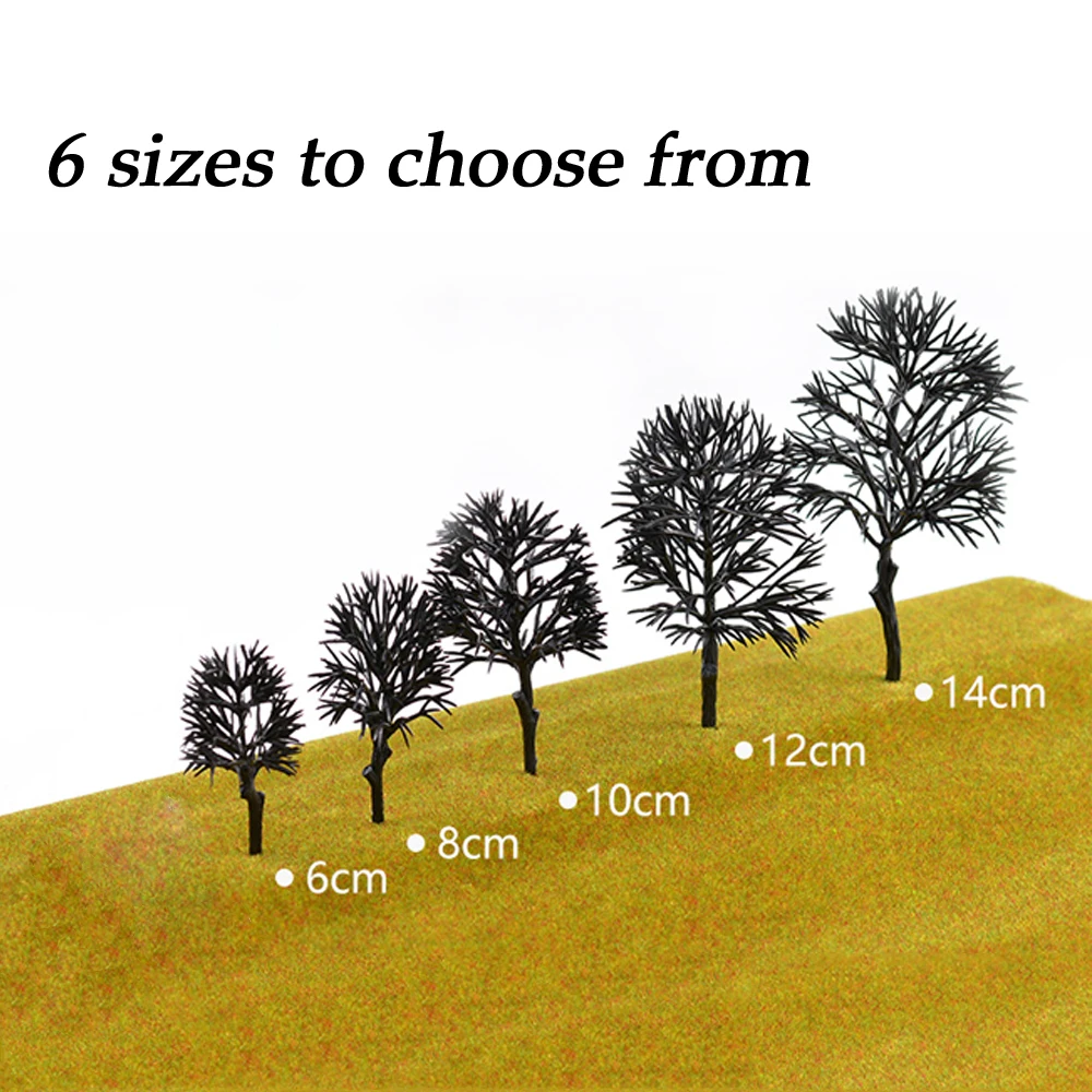 

Teraysun 6CM-120CM Miniature model making architecture each size HOscale N scale OO scales Trees ABS plastic