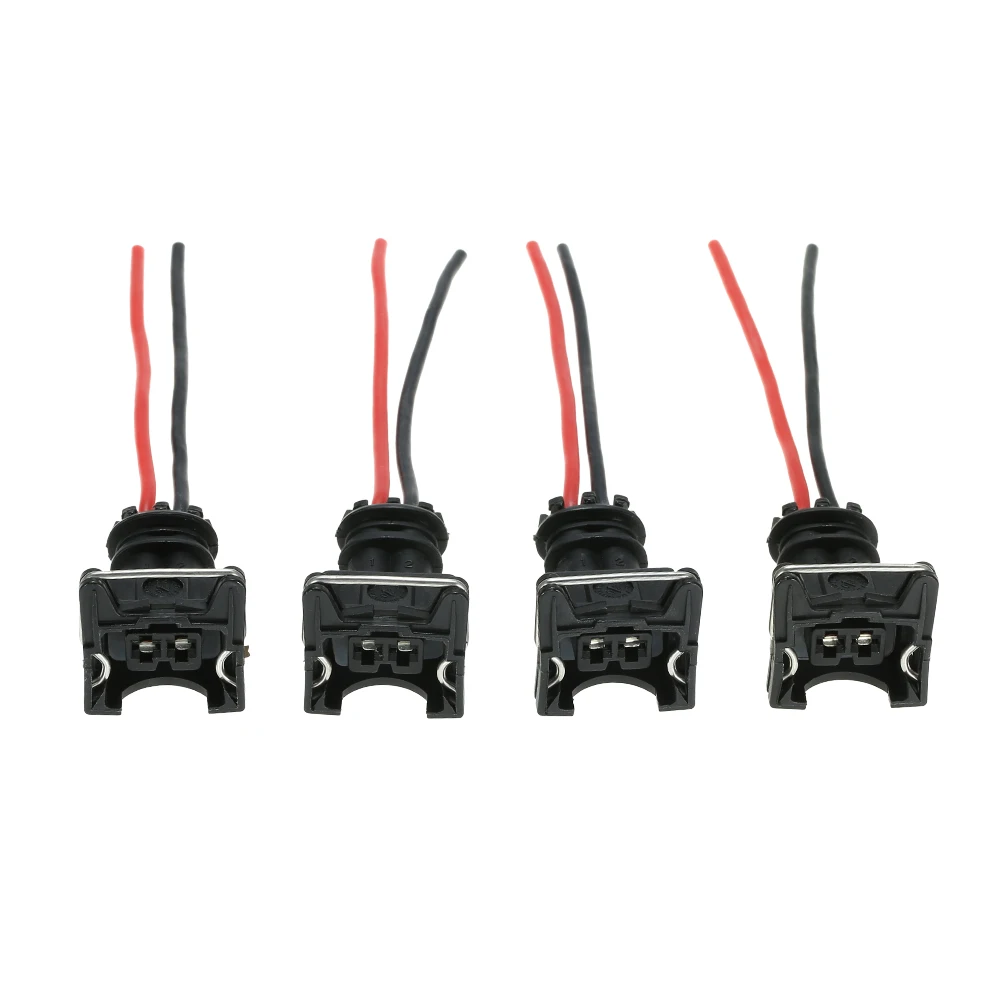 8 шт. инжектор топлива проводка разъема Вилки зажимы подходят EV1 OBD1 косичка крой и сращивания