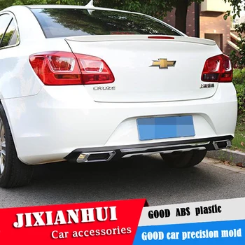 

For Cruze Body kit spoiler 2015-2016 For Chevrolet Cruze ABS Rear lip rear spoiler front Bumper Diffuser Bumpers Protector