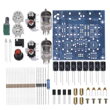 1 шт. DIY ламповый усилитель аудио Плата 2,0 каналов AC12V 0,8 A предусилитель аудио микшер 6J1 клапан желчный буфер усилители DIY комплект