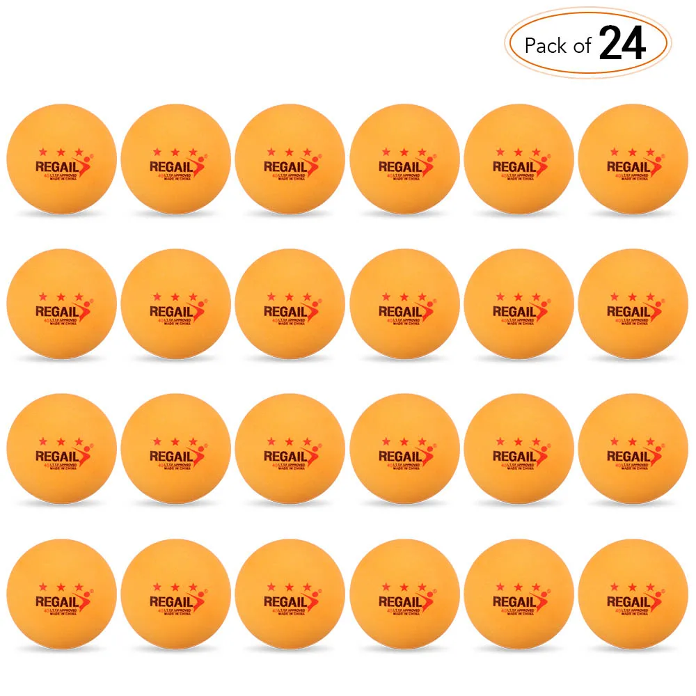 30Pcs 3Star Table Tennis Balls 40mm Diameter Plastic Ping Pong Balls Amateur Advanced Table Tennis Training Practice Balls - Цвет: Orange