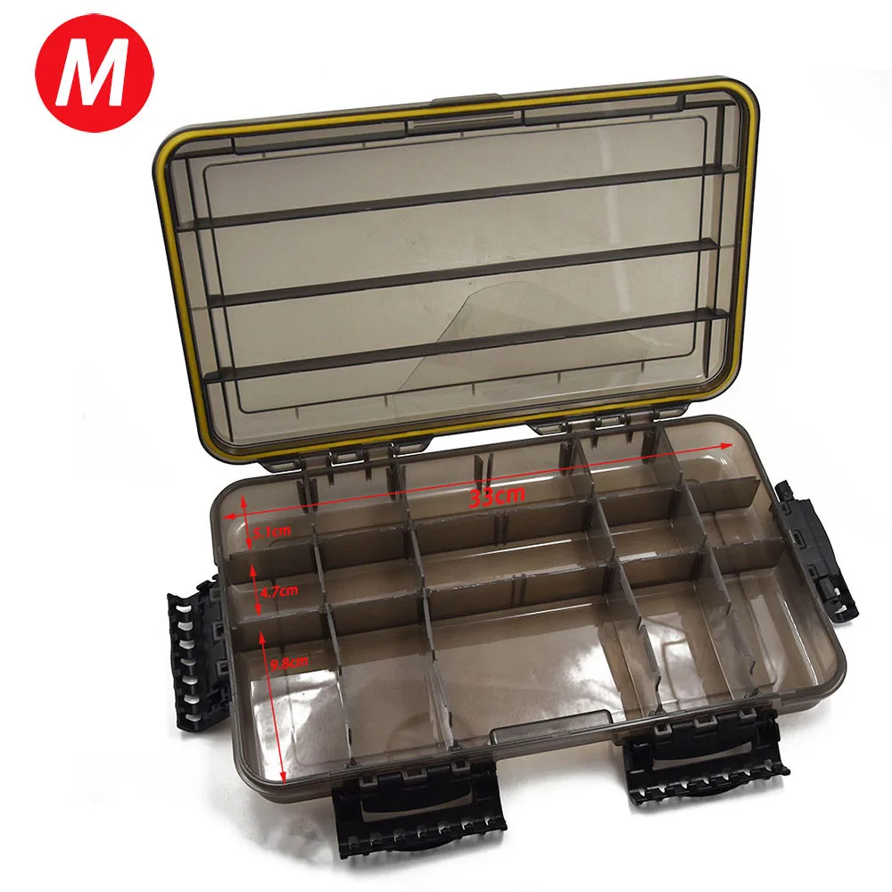 Waterproof Fishing Tackle Box Large Capacity Fishing Accessories Tool Storage Box Fish Hook Lure Fake Bait Box Fishing Supplies