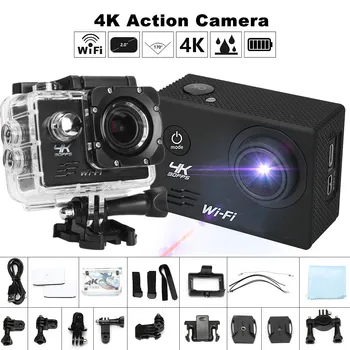 

Ultra HD Action Camera WIFI 1080P/30fps 2.0 LCD Underwater Waterproof Helmet Video Recording Cameras Sport Camera