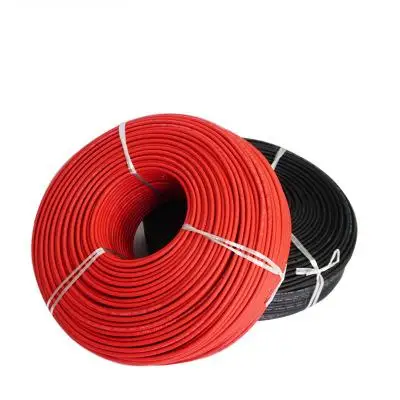Solar Cable 10AWG 6mm&sup2; Solar panel Cable 1 meter Red + 1 meter Black