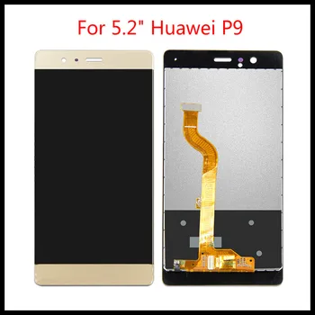 

For 5.2" Huawei P9 EVA-L09 EVA-L19 LCD Display Digitizer Touch Panel Screen Assembly with Frame Free Tools 100% Tested