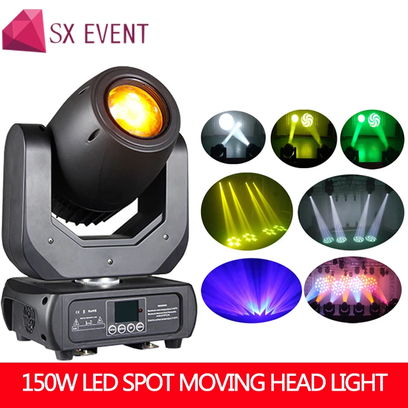 Высокая яркость DMX 512 управление 150 Вт светодиодный диджейский луч/пятно Строб
