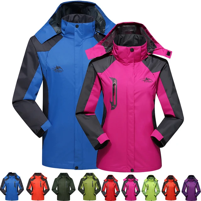 US $38.42 Men Women Skiing Jackets Couple Windbreaker Snowboarding Breathable Sports Jacket Hiking Snowing Sk