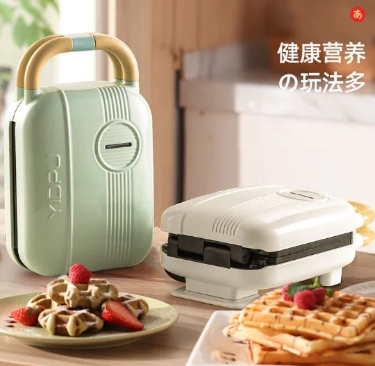 Automatic intelligent temperature control multifunctional household light eating small breakfast sandwich machine J03