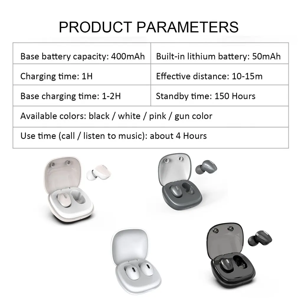 T2 TWS Bluetooth 5,0 Беспроводные наушники с микрофоном для телефона 3D стерео бас гарнитура беспроводные наушники