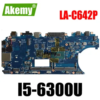 

CN-0WK23X WK23X For DELL Latitude E5570 Laptop Motherboard ADM80 LA-C642P REV:1.0(A00) I5-6300U mainboard notebook PC