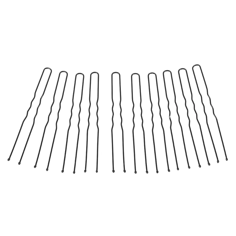 

10/20/30/50/100pcs 6CM Women Hair Waved U-shaped Bobby Pin Barrette Salon Grip Clip Hairpins Black Dropshiping