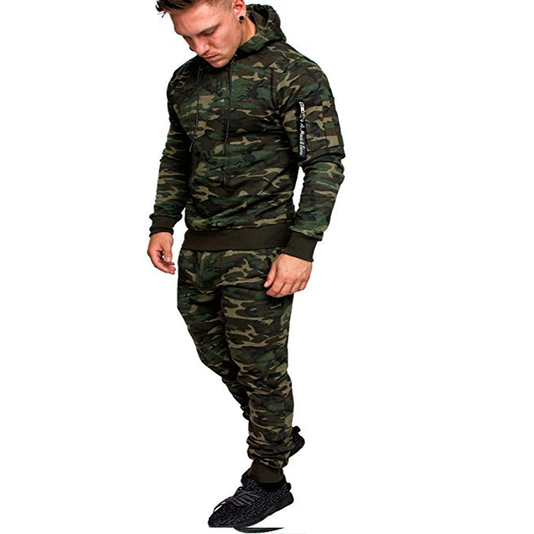 Camouflage Running Casual Tracksuit
