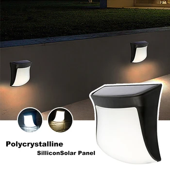 

Solar LED Light Waterproof Solar Lamp Smile Face Light Sensor Smart for Path Outdoor LED Fence Wall Garden Solar Light Lamp